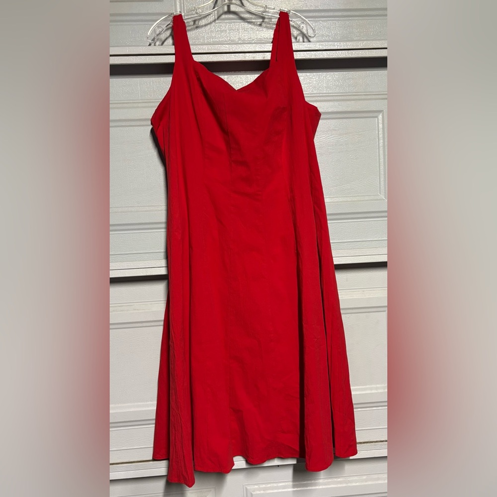 Torrid Vibrant Red Strapless Dress